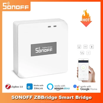SONOFF ZBBridge Smart, Zigbee Bridge Dálkové Ovládání ZigBee3.0 Multi-device Managemant Přes eWeLink APLIKACE Pracovat S Alexa Google Domov