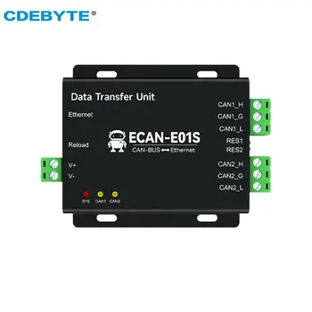 Může se Protokol Ethernet Converter Can2.0 Protokol Může Relé CDEBYTE ECAN-E01S TCP/UDP DC 8-28V Converter Dual Channel