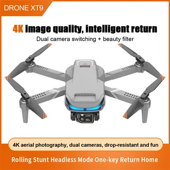 Lsrc Xt9 Drony Profesionální Kvadrokoptéra S Hd Duální Kamera S 360 Vyhýbání Se Překážkám Rc Drone Optický Tok Postavení, Děti, Hračky