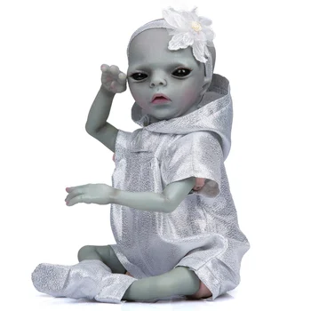 Cizí Ultra-Realistické Miminko Panenku Reborn Baby Doll Cizí Dítě Panenky Poseable Panenky Baby Hračky, Silikonové Vinyl Cizí Dítě Panenky 14