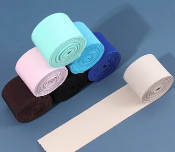 19color 4CM Plus měkké vysoce elastické kůže-přátelské pás dekorace gumičku barva nylonové gumičky oděvní doplňky