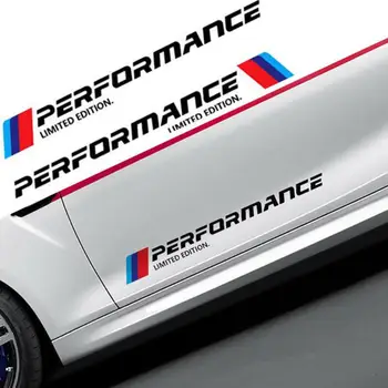2x Car Styling Samolepky M Performance Limited Edition Boční Dveře Obtisky Univerzální Vhodné Pro Všechna Vozidla Na Trhu