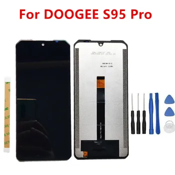 Původní Pro DOOGEE S95 Pro 6.3 palcový 1080x2160 LCD Displej + Touch Screen Digitizér Montáž Náhradní Sklo Pro DOOGEE S95