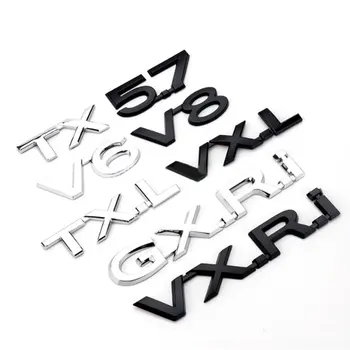 VXS TX GXRi VXRi VX dopis Auto Samolepky pro Toyota Panovat TXL Land Cruiser LAND ZDARMA VXR GXR VXL V6 V8 5.7 zadní kufr obtisky