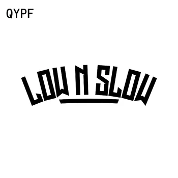 QYPF 16CM*4.9 CM Funny Nízké N Pomalé Auto Samolepka Vinyl A Okna Nepromokavé Obtisky Pro Černého Pramene C15-2247