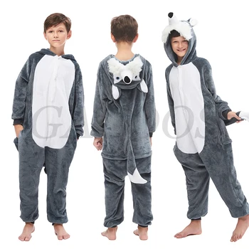 Panda Králík Onesies Pyžamo Jednorožec Zvíře Pyžama Děti Chlapci Dívky oblečení na Spaní Pro 6 8 10 12 14 16 18 T Pyžama Infantil Oblečení