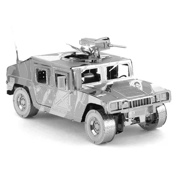Hummer 3D DIY Kovové Puzzle Model Off-Road Vehicl 3D Laser Cut Sestavit Puzzle, Hračky, Dekorace DÁREK Pro Dospělé