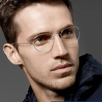 Dánsko Brýle Značky Čistá Ručně vyráběné Vintage Oválné brýle rám brýlí krátkozrakost brýle na čtení mužů a žen Originální Pouzdro