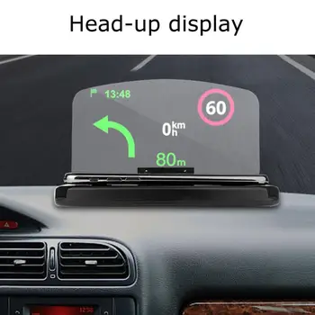 1 Ks držák Mobilního telefonu HUD navigace do auta projektor head-up display QI bezdrátová nabíječka držák do auta