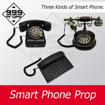 Uniknout Pokoj Starožitný Telefon Prop Chytrý Telefon prop vytočit správný kód k získání audio stopy nebo otevřít zámek 999PROPS