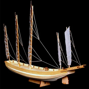 Čínské písek loď dřevěné shromáždění model kit DIY handmade antique loď model