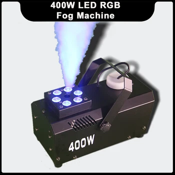 YUER Nové Mini 400W DMX Dálkové RGB LED Mlhové Stroje Vertikální Kouř Stroj Professional Fogger Pro Jevištní DJ Bar Party Vybavení