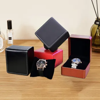 PU Kožené Hodinky Box Hodinky Box Hodinky Balení Box Sledovat Úložný Box Flip Display Box Šperky Příslušenství Watch Box