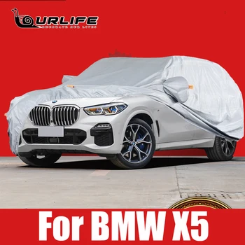 Plné Auto Kryty polyester univerzální Krytý Venkovní Suv UV Sněhu Odolný ochranný Kryt Pro BMW X5 E70 F15, E53 Příslušenství