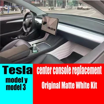 Tesla model y původní matný bílý center control náhradní díly, model 3 vnitřní náhradní díly