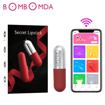 APLIKACE Remote Mini Bullet Vibrátor G Spot Stimulátor Klitorisu Sex Hračky pro Ženy/Začátečníci USB Charge 20 Otáčkách Silné Vibrace