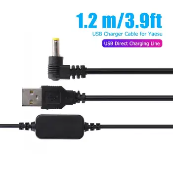 USB Nabíjecí Kabel Nabíječky Kabel pro Yaesu VX-6R VX7R FT60R VX177 VX-710 HX-470 HX-471 VXA150 VXA-300 Rádia