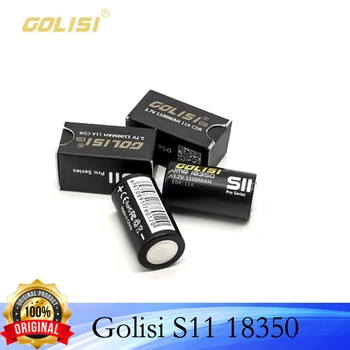 Původní Golisi S11 18350 Baterie IMR 18350 Dobíjecí Ccell 3.7 V 11A 1100mah Li-ion baterie
