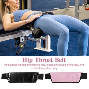 Hip Thrust Belt Snadno Provádět Doma, Na Cestách Pro Cvičení Elastické Přenosné S 2 Kapely Non Skluzu Pečivo Kettlebells Lehký