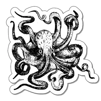 Chobotnice mořský život chobotnice mořské monstrum Tvůrčí Okna Vinyl Motocykl Vodotěsné Vodotěsné Auto Samolepky