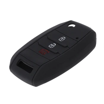 3 Tlačítka Silikonové Auto Klíče Fob Pouzdro Protector Pro Kia Ceed Sorento pro auto příslušenství