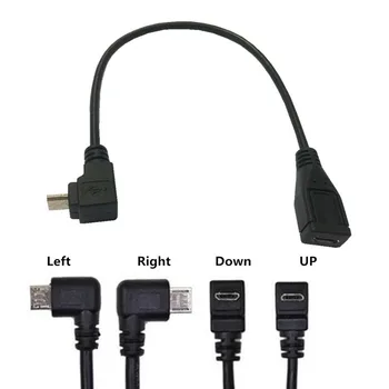 Vysoce Kvalitní M/F Pro Micro USB 2.0 Typ B Samec Na Ženské Prodlužovací Kabel Drát Nástavec Nabíjecí Kabel Kabel Dobrý Prodej