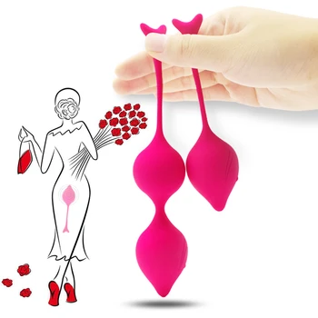 Magic Kegel Kuličky Silikonové Vaginální Těsné Cvičení Vagina Orgasmus Klitoris Masáž Ben Wa Kuličky Sex Produktu Dospělý Sex Hračka Pro Ženy