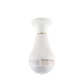 AOUERTK LED Světlo 960P Wi-fi CCTV Fisheye Žárovka Lampa IP Kamery 360 ° Bezdrátové Panoramatický Den a Noc, Domácí Bezpečnostní Kamery