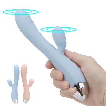 Dual Motor G Spot Klitoris Stimulátor Dildo Vibrátor Wand Sex Shop Sexuální Hračky pro Ženy 10 Frekvence Messager