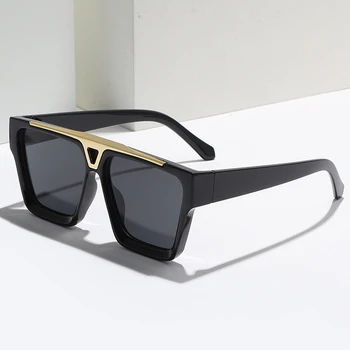 Dopis V. Sluneční Brýle Pro Ženy, Muži Módní Retro Square Frame Jízdy V Černé, Bílé Sluneční Brýle Trend Design Mužské Dámy Eyewear