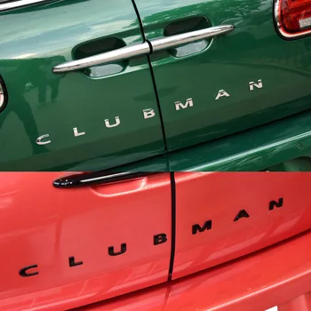 3D CLUBMAN Zadní Logo Štítek Znak Odznak Vhodné pro MINI COUNTRYMAN, Clubman Tailage Kufru Samolepky Mini Cooper Auto Příslušenství