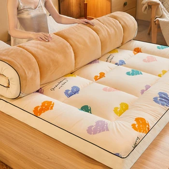 Prané bavlněné tkaniny matrace čalounění domácí ložnice podložka matrace postele studentské koleje pronájem speciální podlahy spací pad