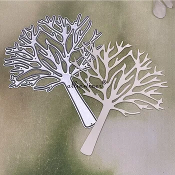 Strom dekorace Řezání Kovů Zemře Šablony Die Cut pro DIY Scrapbooking Album Papírové Karty Ražba
