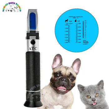 Moč Specifická Hmotnost Refraktometr Zvířecí Moč Hustoměr Pes, Kočka, Bílkovin, Močoviny, Hemoglobinu Tester Veterinárního Zařízení