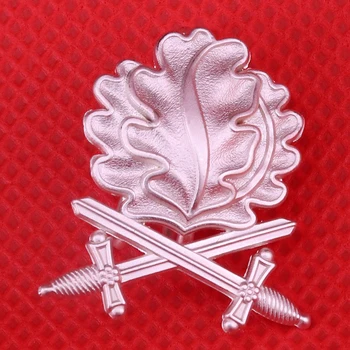 Dubové listy pin meč brož vintage odznak Německo šperky muži patriot dárek košile bunda příslušenství