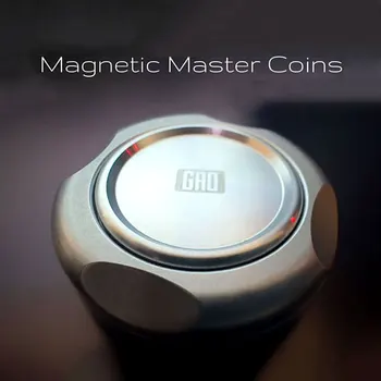 Gao Studio Magnetický Master Mince Vrtět Spinner EDC Dospělých Kovové Vrtět Hračky Autismus ADHD Ruku Spinner Anti-úzkost, Stres Úlevu