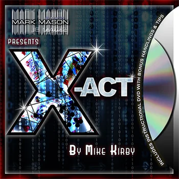 X-Act (Triky A On-Line Podle Pokynů) Mike Kir,Karty Magic Trik,Zábava,Mentalismu,Klam,Zavřít,Trik,Pouliční Magie