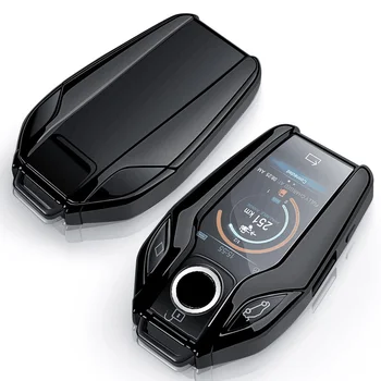 TPU Auto Plně Klíč Pouzdro LED Displej Klíč Kryt Pouzdro pro BMW 5 řady 7 G11 G12, G30 G31 G32 i8 I12 I15 G01 X3 G02 X4 G05 X5 X7 G07