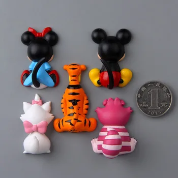 Kawaii Disney Mickey Mouse, Minnie, Medvídek Pú, Tygr Marie Cat Lednička Vložit Kreslený Obrázek Panenka Lednice Magnet Dekor Dětské Hračky