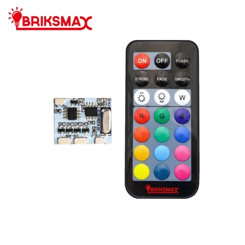 BriksMax Led Příslušenství RGB IR Board A Dálkové Ovládání Pro DIY Fanoušky