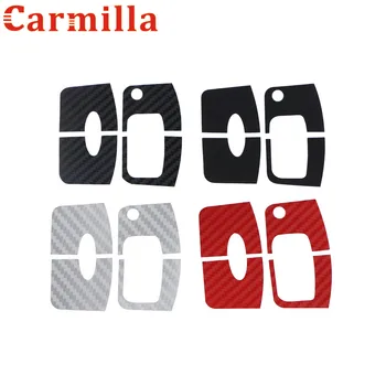 Carmilla Auto Doplňky z Uhlíkových Vláken Klíč Štítek Klíčů samolepky Pro Ford Fiesta Pro Focus 2 2009-2012 Pro Ecosport 2009-2016