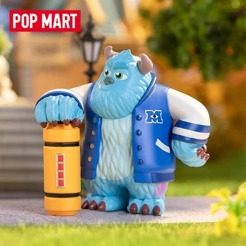 POP MART Pixar Monster University OK Bratrství Série Blind Box Toy Kawaii Doll Model Dárek k Narozeninám Mystery Box Akční Figurky
