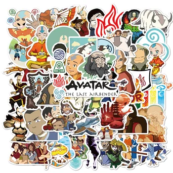 10/30/50KS Anime Avatar The Last Airbender Vodotěsné Samolepky DIY Kytaru Skateboard Notebook v Pohodě Karikatura Obtisk Děti, Hračka, Nálepka