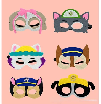 Paw Patrol Narozeninovou Párty, Masky, Hračky, Maškarní Patch Kreslený Maska Anime Akční Obrázek Kluk, Vánoce, Halloween Party Deco