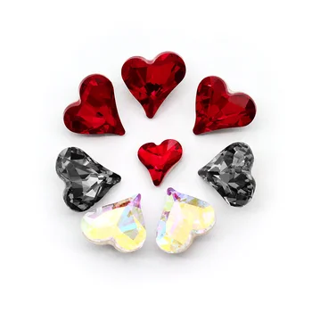 Astrobox Fantazie K9 Srdce Crystal Drahokamu Lepidlo Na Nehty Umění Volné Korálky Pro Nail Art DIY Ruční Oblečení A Doplňky