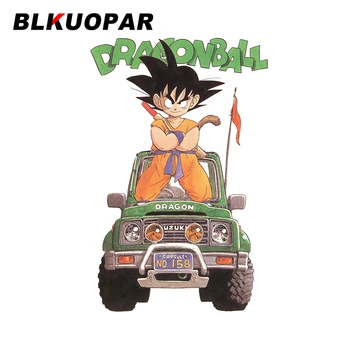 BLKUOPAR 13cm x 8,8 cm Son Goku Auto Samolepka Kreslený Lepidlo Nálepky JDM Polyethylenu Vtipné Dveře Auta Protector Okenní Příslušenství