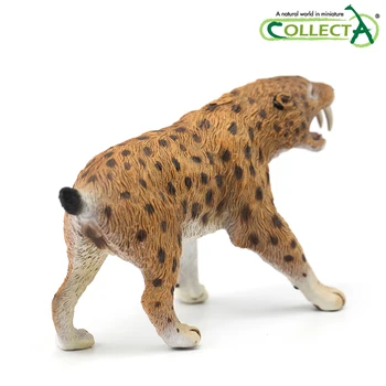 Původní CollectA Smilodon šavlozubý tygr Klasické Hračky Pro Kluky Zvířat Obrázek Model Panenka 88715