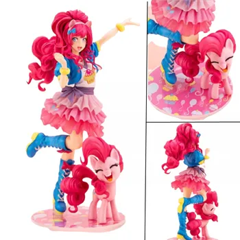 22CM NOVÉ Hry my Little Pony Bishoujo Pinkie Pie Akční Obrázek PVC Hračky Panenka Desktop Kolekce Model Děti Hračky Dárek