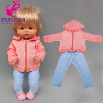 16 Palcový Baby Doll Hoody Kabát 40cm Nenuco Ropa Y Su Ségra Doll Oblečení, Doplňky