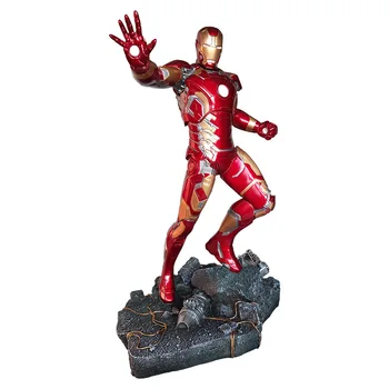 Marvel Avengers Ironman Mark 43 Pryskyřice Socha PVC, Akční Figurky, Hračky 50cm
